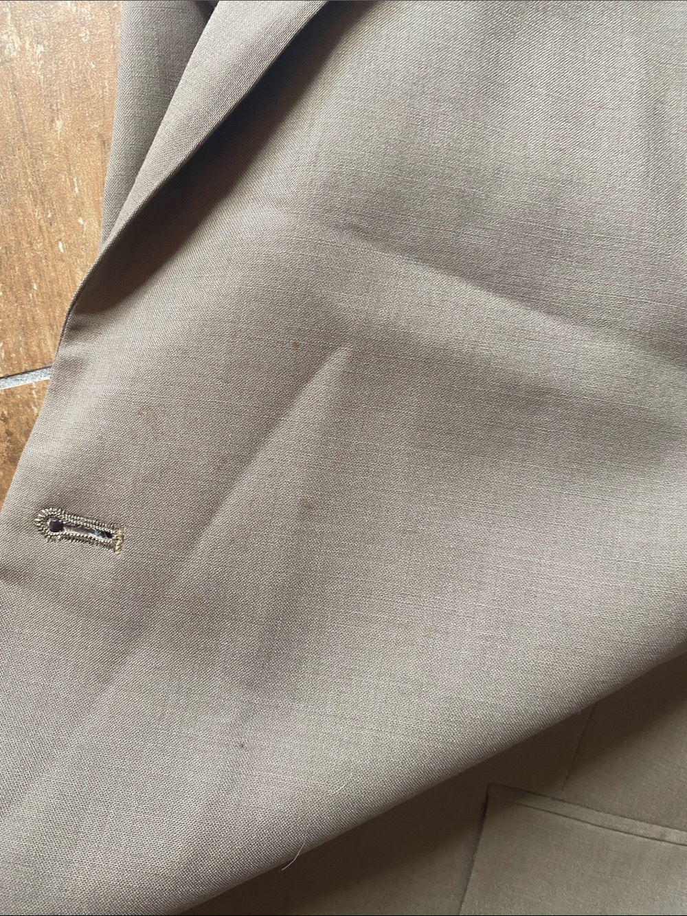 Jos. A. Bank Men's Taupe Suit. Jacket is 52L and pants are 48L. Good condition. - Picture 7 of 7
